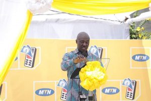 Mr. Eli Hini, General manager for mobile money financial services at MTN Ghana